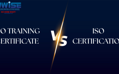 ISO Training Certificate vs ISO Certification