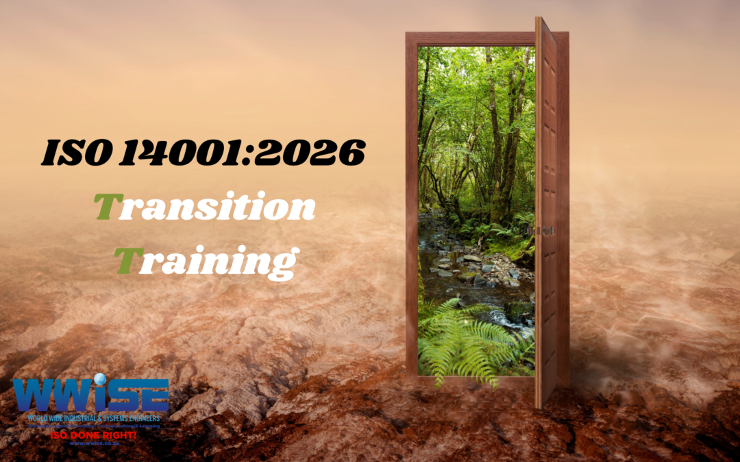 Door opening in a desert representing a greener world with ISO 14001:2026 transition training